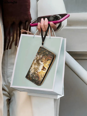 Catholight Resurrection Bloom Leather Wallet Purse