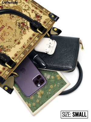 Catholight Psalm of Peace Leather Bag