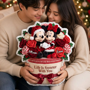 Sweet Couple Christmas Pillow - Personalized Gifts For Couple 03ttdh201026