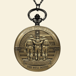 Anniversary Pocket Watch - Gift For Army 04OHPU300625