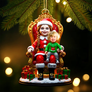 Horror Santa Custom Photo Ornament Christmas Gifts 01DTDT100925