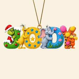 Christmas Alphabet Ornament - Personalized Gifts For Christmas 03padt081026