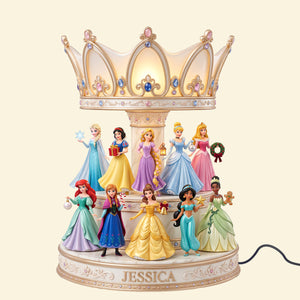 Lovely Fairy Tale Princesses Light Box - Personalized Christmas Gifts 09natn211026