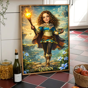 Strong Girl Custom Photo Canvas Print - Personalized Gifts For Her 01huqn260226