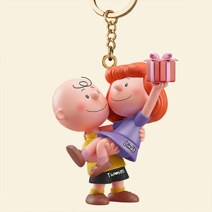 Forever Love Keychain Personalized Gifts For Couple 01OHDT041225