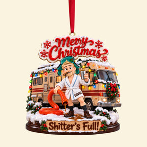 Christmas Vacation Acrylic Ornament - Personalized Gifts For Christmas 01natn151026