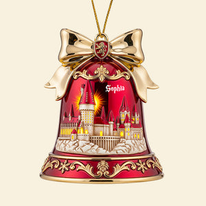 Ring Bell Castle Christmas Ornament Personalized Gifts For Fans 01PGDT080925