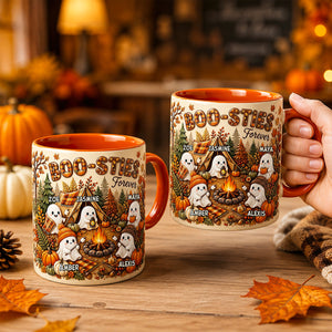 Boo-Sties Forever Fall Camping Coffee Mug - Personalized Gift For Besties 01TODT190826