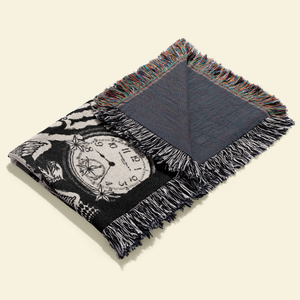 The Oasis Band Vintage Woven Blanket - Personalized Gifts For Music Lovers 03HUDH241026