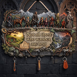 Warriors In Fantastical Journey Acrylic Key Hanger - Personalized Gifts 05naqn140726