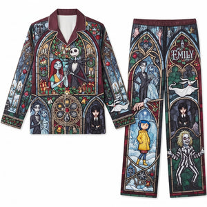 Spooky Pajama Set - Personalized Gifts For Halloween 04hadt290826