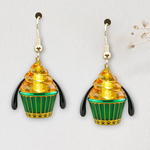 Cute Cupcakes Earrings - Personalized Gifts For Cartoon Lovers 01TGDT080725-Homacus