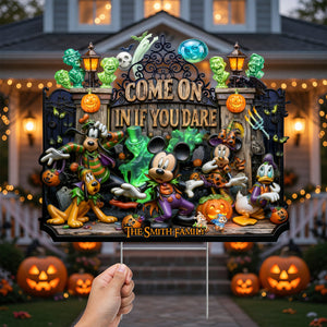 Scared Squad Yard Sign - Personalized Halloween Decor 03QHDT030826