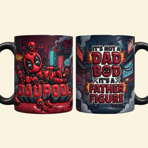 Hero Dad Bod Accent Mug - Personalized Gifts For Dad 02NATN060526