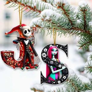 Personalized Gift For Couple Christmas Alphabet Ornament 023kamh291024 - Ornament - GoDuckee