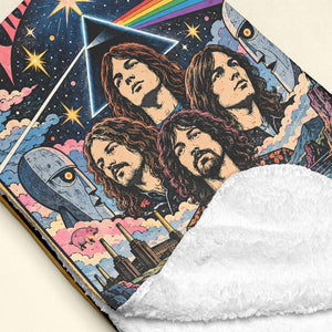 Pink Floyd Tarot Card Blanket - Personalized Gifts For Music Lovers 04huta281026