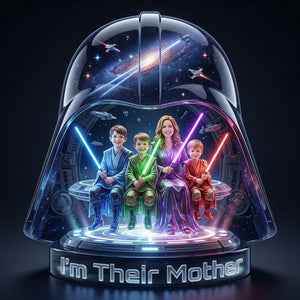 Universe Family Lightbox - Custo Photo Gifts For Family Custom Shape Acrylic Light Box 01NATN310326