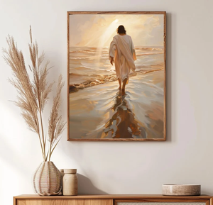 Jesus Christ Walking on Water Canvas Print- Personalized Gifts For Jesus Lovers 07acxd060525