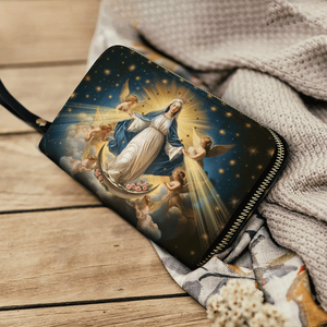 The Queen of Heaven - Leather Wallet Purse 13acxn030425
