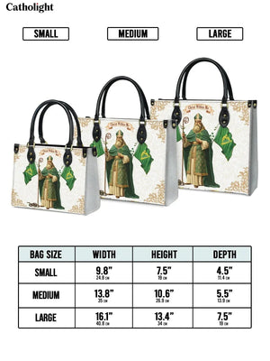 Catholight Saint Patrick's Devotion Leather Bag