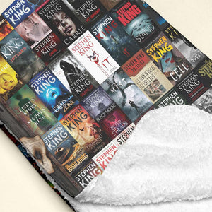 Horror Author Collection Blanket - Personalized Gifts For Horror Lovers Blanket 02HULU021026