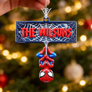 Web-Slinging Warrior Acrylic Ornament - Personalized Christmas Gifts 03nadt200826