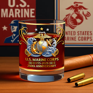 Veteran Whiskey Glass - Personalized Gifts 01NAQN010725