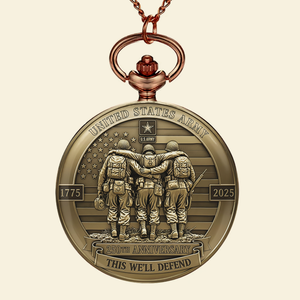 Anniversary Pocket Watch - Gift For Army 04OHPU300625