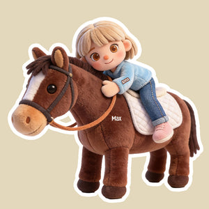 Horse Riding Pillow - Custom Photo Gifts For Horse Lovers 05natn121225