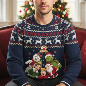 Funny Holiday Ugly Sweater - Personalized Christmas Gifts 02NAQN051125