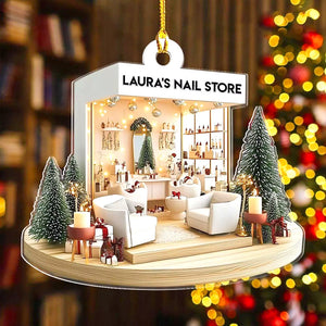 Personalized Gifts For Her Acrylic Ornament, Nail Salon 02tgtn211124 - Ornament - GoDuckee