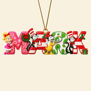 Christmas Alphabet Ornament - Personalized Gifts For Christmas 03padt081026