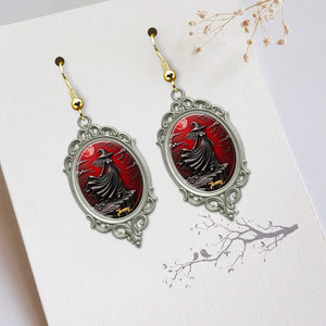 Mystic Witch Moon Earrings - Personalized Gifts For Witch Lovers 01PGTN110725