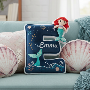 Ocean Alphabet Custom Shaped Pillow - Personalized Gifts For Kid 03kita191225