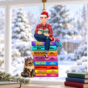 Mystical Bookish Adventure Ornament - Personalized Gift For Book Lovers 03HUQN081026PA