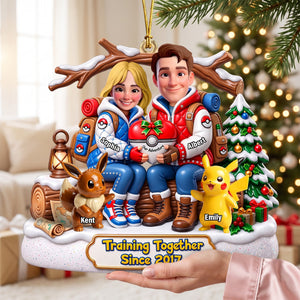 Training Master Couple Ornament - Personalized Gifts For Family 06QHQN290826