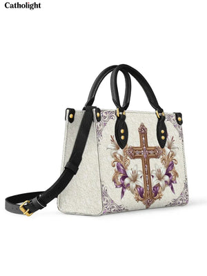 Catholight Faith & Florals Leather Bag