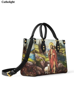 Catholight Saint John The Baptist Shepherd Leather Bag
