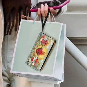 Trinity of Love Leather Wallet Purse 10acxn030425