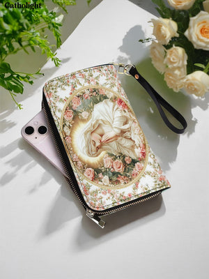 Catholight Virgin Mary's Grace Leather Wallet Purse