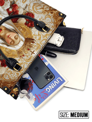 Catholight Lady of Fatima Elegance Leather Bag