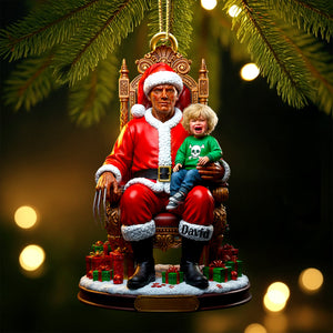 Horror Santa Custom Photo Ornament Christmas Gifts 01DTDT100925