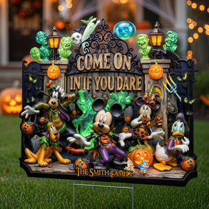 Scared Squad Yard Sign - Personalized Halloween Decor 03QHDT030826