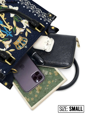 Catholight Crown Of Grace Leather Bag