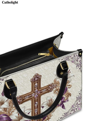 Catholight Faith & Florals Leather Bag