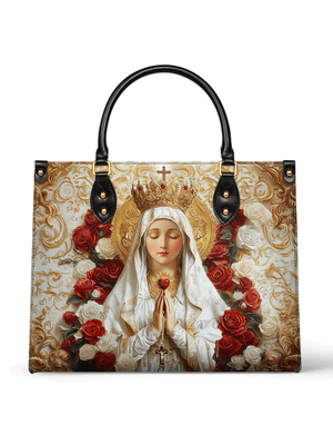 Catholight Lady of Fatima Elegance Leather Bag