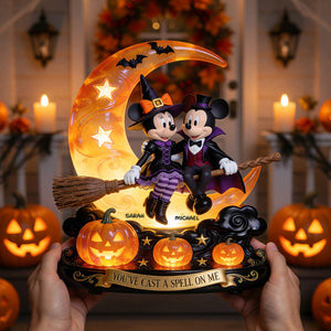 Couple Halloween Acrylic Light Box Personalized Gifts For Couple 06PGDT010826