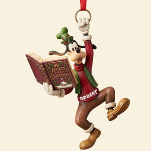 Whimsical Bookish Christmas Acrylic Ornament - Personalized Christmas Gifts For Reading Lovers 02padt091026