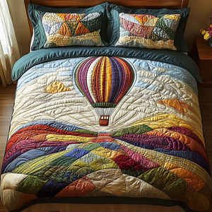 Above the Clouds Quilted Bedding Set NCU0DV3418