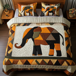 Abstract Safari 3-Piece Quilted Bedding Set NCU0NT3201